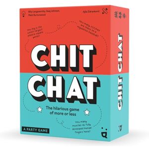 Helvetiq Chit Chat Team Party Card Game Ages 8+ 4-10 Players 15 Minutes Playing Time Helvetiq Chit Chat Team Party Card Game Ages 8+ 4-10 Players 15 Minutes Playing Time
