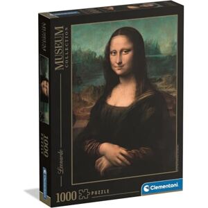 Clementoni Jigsaw Puzzle 1000 pieces Museum Collection, Collection, Mona Lisa, Puzzle for Adults 14-99 Years, Made in Italy, 37085 Clementoni Jigsaw Puzzle 1000 pieces Museum Collection, Collection, Mona Lisa, Puzzle for Adults 14-99 Years, Made in Italy, 37085