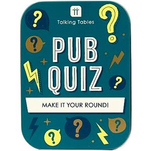 Talking Tables Fun in a Tin Pub Quiz - Game Talking Tables Fun in a Tin Pub Quiz - Game