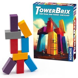 Thames & Kosmos TowerBrix Board Game Colourful Cooperative Stacking & Balancing Challenge for Adults & Kids 1–6 Players Ages 10+ Family Game Night Dexterity Puzzle Game Fun Party Activity Thames & Kosmos TowerBrix Board Game Colourful Cooperative Stacking & Balancing Challenge for Adults & Kids 1–6 Players Ages 10+ Family Game Night Dexterity Puzzle Game Fun Party Activity