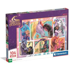 Clementoni 104 pieces, Unicorn Academy, Puzzle for Kids 6+ Years, Made in Italy, 25793 Clementoni 104 pieces, Unicorn Academy, Puzzle for Kids 6+ Years, Made in Italy, 25793