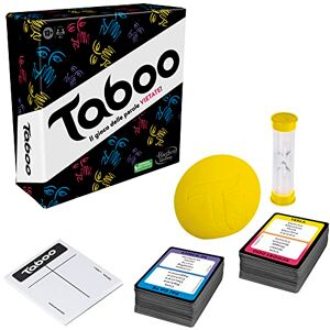 Hasbro Classic Taboo Game, Party Game, Word Game for Adults and Teenagers, Guessing Game for 4 and More Players, from 13 Years, Italian Version Hasbro Classic Taboo Game, Party Game, Word Game for Adults and Teenagers, Guessing Game for 4 and More Players, from 13 Years, Italian Version