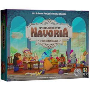 Dranda Games Forgotten Lands: Explorers of Navoria Board Game Expansion Ages 12+ 1-5 Players 40-80 Minutes Playing Time Dranda Games Forgotten Lands: Explorers of Navoria Board Game Expansion Ages 12+ 1-5 Players 40-80 Minutes Playing Time