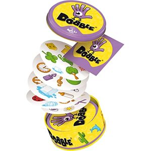 Asmodee Dobble Fun Family Card Game Fast-Paced Observation Game 15 Min Playtime 2-8 Players Ages 6 and up Tin Box & 55 Cards Asmodee Dobble Fun Family Card Game Fast-Paced Observation Game 15 Min Playtime 2-8 Players Ages 6 and up Tin Box & 55 Cards