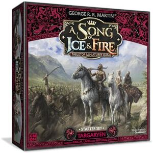 CMON Cool Mini or Not A Song of Ice and Fire: Targaryen Starter Set Core Box Miniature Game CMON Cool Mini or Not A Song of Ice and Fire: Targaryen Starter Set Core Box Miniature Game