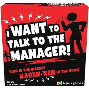 Goliath I Want To Talk To The Manager, Card Game from 14 Years, Party Game for 3 to 8 Players Goliath I Want To Talk To The Manager, Card Game from 14 Years, Party Game for 3 to 8 Players