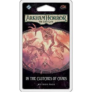 Fantasy Flight Games Arkham Horror The Card Game: Mythos Pack 4.5. In the Clutches of Chaos Card Game Ages 14+ 1 to 4 Players 60 to 120 Minutes Playing Time Fantasy Flight Games Arkham Horror The Card Game: Mythos Pack 4.5. In the Clutches of Chaos Card Game Ages 14+ 1 to 4 Players 60 to 120 Minutes Playing Time