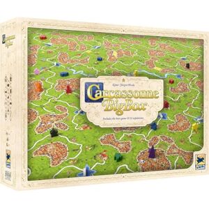 Asmodee Z-Man Games Carcassonne Big Box (2022) Board Game Ages 7+ 2-6 Players 35 Minutes Playing Time, Multicoloured, (ZMGZH010) Asmodee Z-Man Games Carcassonne Big Box (2022) Board Game Ages 7+ 2-6 Players 35 Minutes Playing Time, Multicoloured, (ZMGZH010)