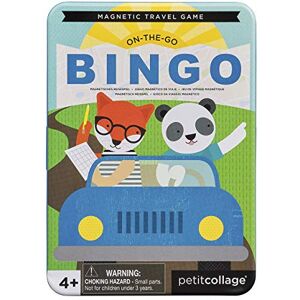 Petit Collage Travel Bingo Magnetic Travel Game,multicolor,PTC327 Petit Collage Travel Bingo Magnetic Travel Game,multicolor,PTC327