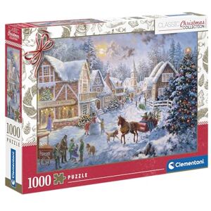 Clementoni Jigsaw Puzzle Collection Getting Ready For Christmas 1000 Pieces Puzzle For Adults 14-99 Years, Gift For Men/Women, Made In Italy, 81504 Clementoni Jigsaw Puzzle Collection Getting Ready For Christmas 1000 Pieces Puzzle For Adults 14-99 Years, Gift For Men/Women, Made In Italy, 81504