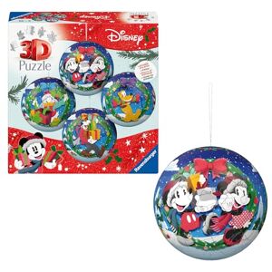Ravensburger Disney Christmas Baubles 4x 54 piece 3D Jigsaw Puzzle Ravensburger Disney Christmas Baubles 4x 54 piece 3D Jigsaw Puzzle