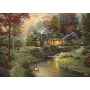 Schmidt Spiele Thomas Kinkade: Stillwater Cottage (1000pc) Puzzle Ages 12+, 2. Scenic Settings Schmidt Spiele Thomas Kinkade: Stillwater Cottage (1000pc) Puzzle Ages 12+, 2. Scenic Settings