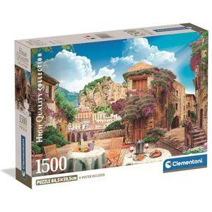 Clementoni Jigsaw Puzzle 1500 pieces Collection Italian Sight, Puzzle for Adults 14-99 Years, Compact box, Made in Italy, 31733 Clementoni Jigsaw Puzzle 1500 pieces Collection Italian Sight, Puzzle for Adults 14-99 Years, Compact box, Made in Italy, 31733