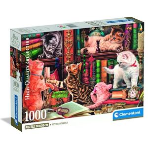 Clementoni Curious Whiskers 1000 Piece Puzzle 14 Years & + Relaxing Board Game Illustrated Cat Concentration Gift Idea Clementoni Curious Whiskers 1000 Piece Puzzle 14 Years & + Relaxing Board Game Illustrated Cat Concentration Gift Idea
