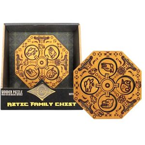 Pro-Ject True Genius Aztec Family Chest Wooden Puzzle Box – Secret Compartment Brainteaser Gift Box Wood Puzzle (Difficulty Level 4), STEM Brain Game for Kids 8+ & Adults Pro-Ject True Genius Aztec Family Chest Wooden Puzzle Box – Secret Compartment Brainteaser Gift Box Wood Puzzle (Difficulty Level 4), STEM Brain Game for Kids 8+ & Adults