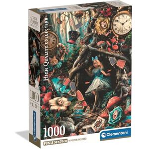 Clementoni Puzzle 1000 pieces, Another Day in Wonderland Collection, Puzzle for Adults 14-99 Years, Compact box, Made in Italy. 39935 Clementoni Puzzle 1000 pieces, Another Day in Wonderland Collection, Puzzle for Adults 14-99 Years, Compact box, Made in Italy. 39935