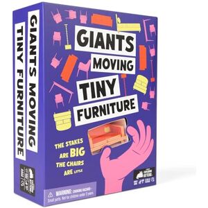 Exploding Kittens presents: Giants Moving Tiny Furniture The High Stakes Party Game For Teams Family Game 3-8 Players Ages 7+ Great for Adults, Teens, Kids Exploding Kittens presents: Giants Moving Tiny Furniture The High Stakes Party Game For Teams Family Game 3-8 Players Ages 7+ Great for Adults, Teens, Kids
