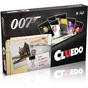 Winning Moves James Bond Cluedo Mystery Board Game, Play with Q and M, Tanner or Felix to solve the mystery of the missing 00 agent, great gift for ages 8 plus Winning Moves James Bond Cluedo Mystery Board Game, Play with Q and M, Tanner or Felix to solve the mystery of the missing 00 agent, great gift for ages 8 plus