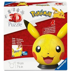 Ravensburger Pokemon Pikachu with Ears 72-Piece Puzzle Ball – 3D Jigsaw Puzzle Toy for Kids & Adults, Fun and Educational Brain Teaser Ravensburger Pokemon Pikachu with Ears 72-Piece Puzzle Ball – 3D Jigsaw Puzzle Toy for Kids & Adults, Fun and Educational Brain Teaser