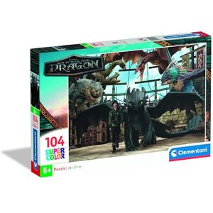 Clementoni Puzzle 104 pieces How to Train Your Dragon, Puzzle for Kids 6+ years, Made in Italy, 25079 Clementoni Puzzle 104 pieces How to Train Your Dragon, Puzzle for Kids 6+ years, Made in Italy, 25079