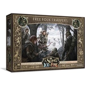 CMON A Song of Ice and Fire: Free Folk Trappers Expansion Miniatures Board Game Ages 14 Plus 2 Players 45-60 Minutes Playing Time CMON A Song of Ice and Fire: Free Folk Trappers Expansion Miniatures Board Game Ages 14 Plus 2 Players 45-60 Minutes Playing Time