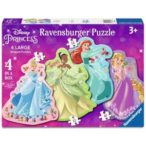 Ravensburger Disney Princess 4 Large Shaped Jigsaw Puzzles (10, 12, 14, 16 Piece) for Kids Age 3 Years Up Educational Toys for Toddlers Ravensburger Disney Princess 4 Large Shaped Jigsaw Puzzles (10, 12, 14, 16 Piece) for Kids Age 3 Years Up Educational Toys for Toddlers