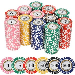 LUOBAO Premium Numbered Poker Chips for Card Board Game,for Texas Hold'em, Blackjack,Card Club or Late Night Poker Games LUOBAO Premium Numbered Poker Chips for Card Board Game,for Texas Hold'em, Blackjack,Card Club or Late Night Poker Games