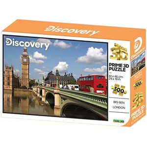 PRiME , Discovery Big Ben , 3D Lenticular Jigsaw Puzzle , 61cm x 46cm 500 pcs , Games & Puzzles , Ages 6+ PRiME , Discovery Big Ben , 3D Lenticular Jigsaw Puzzle , 61cm x 46cm 500 pcs , Games & Puzzles , Ages 6+