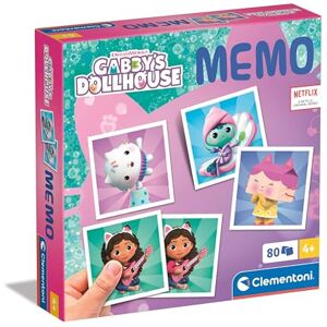 Clementoni Educational Game Memo Gabby'S Dollhouse 80 Tiles Game For Children 3-5 Years, Flash Card Games, Learning Logical Thinking, 2 Players, Gift For Boy/Girl, Cartoon, Made In Italy, 18300 Clementoni Educational Game Memo Gabby'S Dollhouse 80 Tiles Game For Children 3-5 Years, Flash Card Games, Learning Logical Thinking, 2 Players, Gift For Boy/Girl, Cartoon, Made In Italy, 18300
