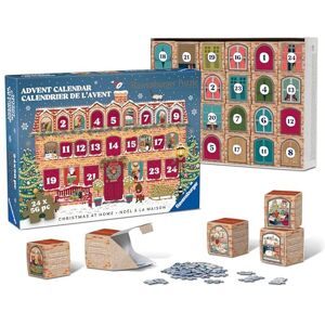 Ravensburger Jigsaw Puzzle Advent Calendar Christmas at Home – 24 x 56 Piece Festive Puzzles by Claire Wilson – Build Individually or Create One Large Christmas Puzzle Ravensburger Jigsaw Puzzle Advent Calendar Christmas at Home – 24 x 56 Piece Festive Puzzles by Claire Wilson – Build Individually or Create One Large Christmas Puzzle