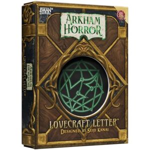 Asmodee Z-Man Games Arkham Horror: Lovecraft Letter Card Game Ages 14+ 2-6 Players 20+ Minutes Playing Time Asmodee Z-Man Games Arkham Horror: Lovecraft Letter Card Game Ages 14+ 2-6 Players 20+ Minutes Playing Time