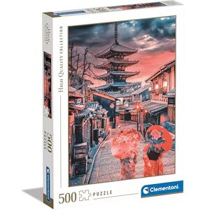Clementoni Jigsaw Puzzle Collection Evening In Kyoto 500 Pieces Puzzle For Adults 14-99 Years, Gift For Men/Women, City, Japan, Kyoto, Made In Italy, 35525 Clementoni Jigsaw Puzzle Collection Evening In Kyoto 500 Pieces Puzzle For Adults 14-99 Years, Gift For Men/Women, City, Japan, Kyoto, Made In Italy, 35525