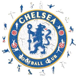 ICONIC PUZZLES Chelsea Logo, 100% eco-sustainable wooden puzzle with official license, size M, 270 pieces ICONIC PUZZLES Chelsea Logo, 100% eco-sustainable wooden puzzle with official license, size M, 270 pieces
