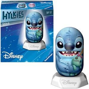 Ravensburger Hylkies No.37 Disney Stitch 3D Puzzle – 54 Piece Collectible Puzzle Toy for Kids & Fans – Mini Display Figure, Premium Quality – Great Gift for Disney Lovers Ravensburger Hylkies No.37 Disney Stitch 3D Puzzle – 54 Piece Collectible Puzzle Toy for Kids & Fans – Mini Display Figure, Premium Quality – Great Gift for Disney Lovers