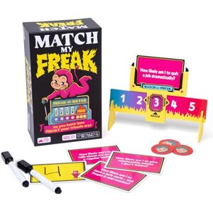 Exploding Kittens Match My Freak, the Adult Party Game of Oversharing, Fast Rounds, Chaotic Group Guesses, and Testing How Well Your Friends Know You, Ages 17+, 2–8 Players Exploding Kittens Match My Freak, the Adult Party Game of Oversharing, Fast Rounds, Chaotic Group Guesses, and Testing How Well Your Friends Know You, Ages 17+, 2–8 Players