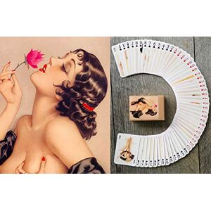 FLONZGIFT Pinup Girls Playing Cards (Poker Deck 54 Cards All Different) Vintage Retro Classic Pin Up Girls by Alberto Vargas FLONZGIFT Pinup Girls Playing Cards (Poker Deck 54 Cards All Different) Vintage Retro Classic Pin Up Girls by Alberto Vargas