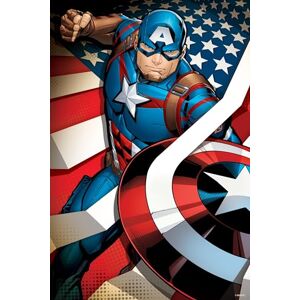 PRiME , Marvel Captain America , 3D Lenticular Jigsaw Puzzle , 31cm x 46cm 300 pcs , Games & Puzzles , Ages 6+ PRiME , Marvel Captain America , 3D Lenticular Jigsaw Puzzle , 31cm x 46cm 300 pcs , Games & Puzzles , Ages 6+