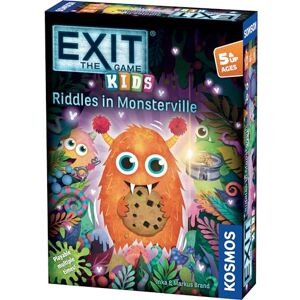 Thames & Kosmos EXIT: Kids Riddles in Monsterville Escape Room Card Game Family & Board Game 1-4 Players Age 5+ Puzzle Game for Kids & Adults Game Night Fun Thames & Kosmos EXIT: Kids Riddles in Monsterville Escape Room Card Game Family & Board Game 1-4 Players Age 5+ Puzzle Game for Kids & Adults Game Night Fun