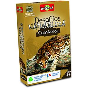 Bioviva Nature Challenges Animals- Carnivoros Card Game Bioviva Nature Challenges Animals- Carnivoros Card Game