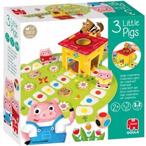 Goula 3 Little Pigs Kids Board Games, Cooperative Games for Kids Beat the Wolf, Learn Teamwork & Early Learning Skills Fun Puzzle Board Games for Children For 1 to 4 Players, Ages 2 Years Plus Goula 3 Little Pigs Kids Board Games, Cooperative Games for Kids Beat the Wolf, Learn Teamwork & Early Learning Skills Fun Puzzle Board Games for Children For 1 to 4 Players, Ages 2 Years Plus