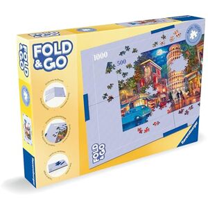 Ravensburger Jigsaw Puzzle Board Portable Foldable Puzzle Accessory with Storage- For 500 & 1000 Piece Puzzles Ravensburger Jigsaw Puzzle Board Portable Foldable Puzzle Accessory with Storage- For 500 & 1000 Piece Puzzles
