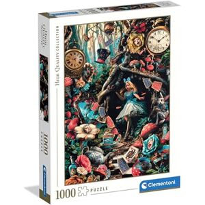 Clementoni Puzzle 1000 pieces, Collection, Another Day in Wonderland, Puzzle for Adults 14-99 Years, Made in Italy, 39888 Clementoni Puzzle 1000 pieces, Collection, Another Day in Wonderland, Puzzle for Adults 14-99 Years, Made in Italy, 39888