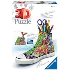 Ravensburger Graffiti Shoe 3D Jigsaw Puzzle for Kids Age 8 Years Up 108 Pieces Pencil Pot No Glue Required Ravensburger Graffiti Shoe 3D Jigsaw Puzzle for Kids Age 8 Years Up 108 Pieces Pencil Pot No Glue Required