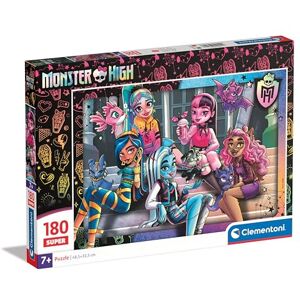 Clementoni Jigsaw Puzzle Monster High 180 Pieces Supercolor Puzzle For Children 6-8 Years, Cartoon, Gift For Boy/Girls, Puzzle For Kids, Made In Italy, 29791 Clementoni Jigsaw Puzzle Monster High 180 Pieces Supercolor Puzzle For Children 6-8 Years, Cartoon, Gift For Boy/Girls, Puzzle For Kids, Made In Italy, 29791