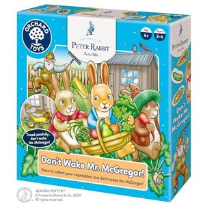 Orchard Toys Peter Rabbit™ Don’t Wake Mr. McGregor Counting Board Games for 4 Year Olds Learning and Educational Children's Games for Boys, Girls, Toddlers, and Kids Age 4 and Up 2-4 Players Orchard Toys Peter Rabbit™ Don’t Wake Mr. McGregor Counting Board Games for 4 Year Olds Learning and Educational Children's Games for Boys, Girls, Toddlers, and Kids Age 4 and Up 2-4 Players