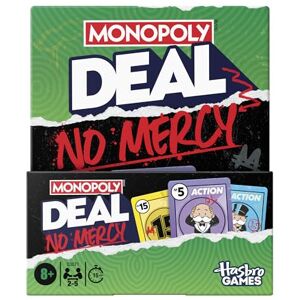 Monopoly Deal No Mercy Card Game – Ruthless Deal Edition – Fun Family Games for Children, Teens and Adults – 15 Mins. – 2-5 Players – Ages 8+ English Version Monopoly Deal No Mercy Card Game – Ruthless Deal Edition – Fun Family Games for Children, Teens and Adults – 15 Mins. – 2-5 Players – Ages 8+ English Version