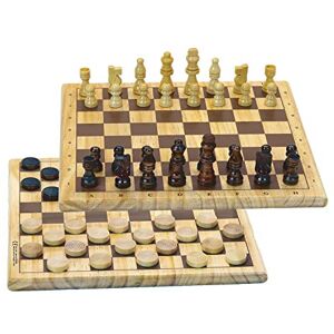 Jeujura Dames et d'Echecs: 66430 Reversible Play Tree for Board Game Minimum Age: 3 Years, Multi-Coloured Jeujura Dames et d'Echecs: 66430 Reversible Play Tree for Board Game Minimum Age: 3 Years, Multi-Coloured