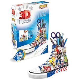 Ravensburger Sonic The Hedgehog Hedgehog 3D Puzzles for Kids Age 8 Years Up 108 Pieces No Glue Required Shaped Shoe, Trainer, Sneaker Ravensburger Sonic The Hedgehog Hedgehog 3D Puzzles for Kids Age 8 Years Up 108 Pieces No Glue Required Shaped Shoe, Trainer, Sneaker