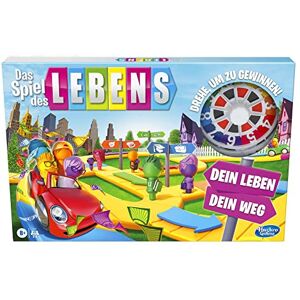 Hasbro Game of Life Board Game for the whole family for 2-4 players, for children aged 8 and up, contains colourful pens Hasbro Game of Life Board Game for the whole family for 2-4 players, for children aged 8 and up, contains colourful pens