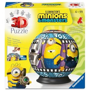 Ravensburger Minions & Monsters Puzzle Ball – 72 Pieces, 3D Puzzle Toy for Kids & Adults, Fun Interactive Brain Teaser Ravensburger Minions & Monsters Puzzle Ball – 72 Pieces, 3D Puzzle Toy for Kids & Adults, Fun Interactive Brain Teaser